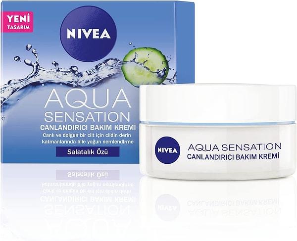 3. Nivea Aqua Sensation Canlandırıcı Bakım Kremi