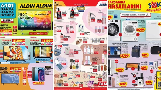 İndirim Günleri Başlıyor! 21 - 27 Kasım Haftasında A101, BİM ve ŞOK Aktüel Ürünler Listesinde Ne Var?