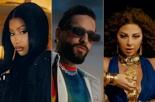 Milyonlarca kişi tarafından merak konusu olan parça; Nicki Minaj, Maluma & Myriam Fares tarafından seslendirilen ''Tuhok Taha'' oldu.