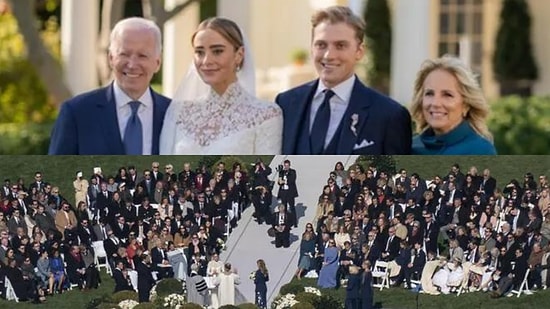 Bir ilk! ABD Başkanı Biden’ın Torunu Beyaz Saray'da Evlendi