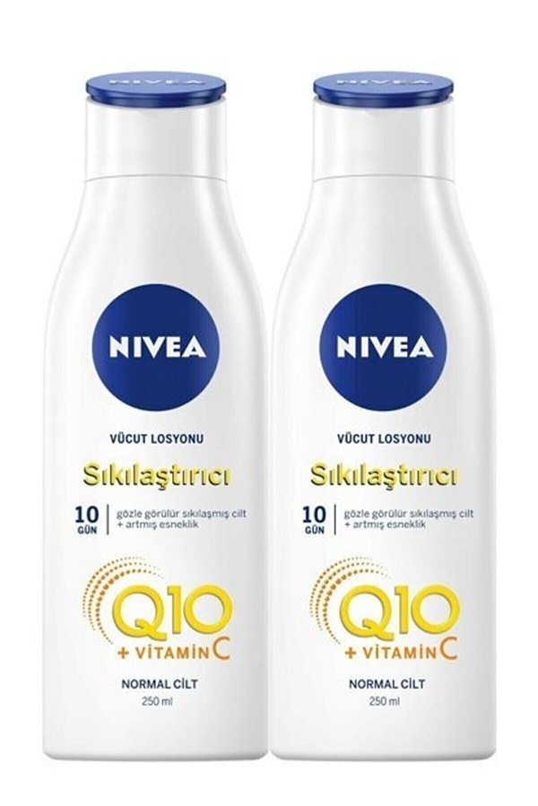 10. Nivea Body Q10 Sıkılaştırıcı Losyon C Vitaminli