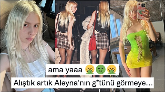 Muhteşem Fiziğiyle Adeta Düşman Çatlatan Aleyna Tilki'nin Mini Etekli Haline Gelen Çirkin Yorumlar