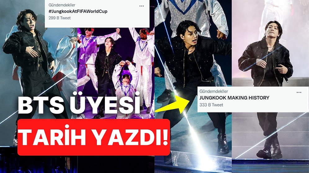 BTS Üyesi Jeon Jungkook 2022 FIFA Dünya Kupası Törenine Adını Altın Harflerle Kazıdı!