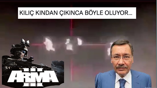 Melih Gökçek Bu Sefer de Hava Harekatı Diye ARMA 3 Oyunundan Video Paylaştı