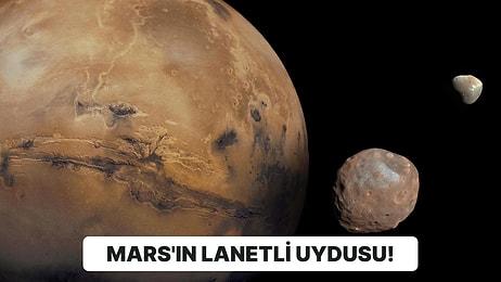 Mars'ın Phobos İsimli Uydusunun Üzerinde Bulunan İlginç Çizgilerin Gizemine Işık Tutuldu