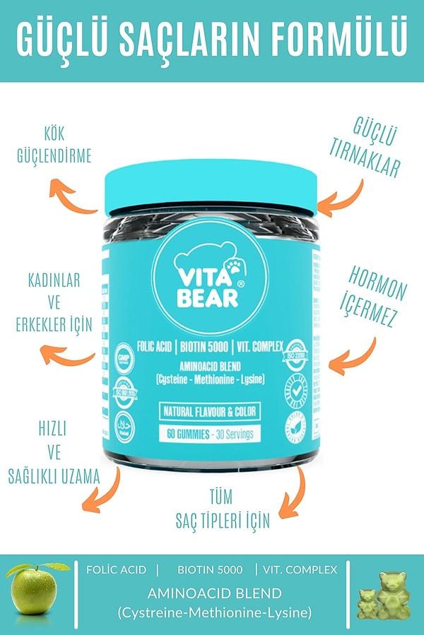 5. Vita Bear Strong Hair Gummy Vitamin