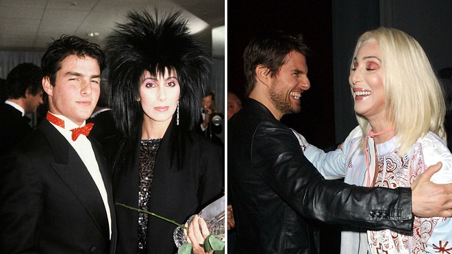 Шер и Том Круз, и 12 других звездных пар, о существовании которых все давно забыли