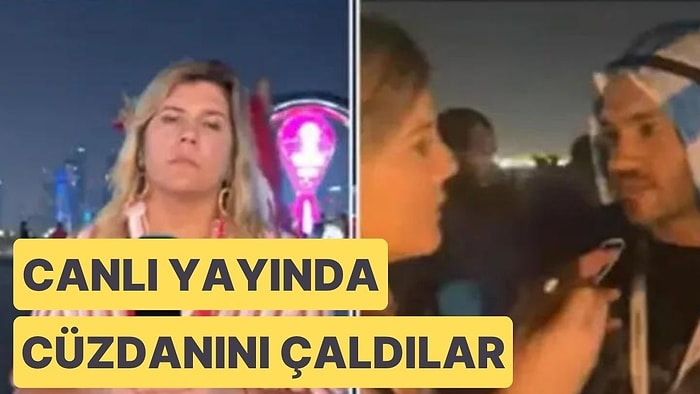 Dünya Kupası’nda Görevli Muhabir, Canlı Yayında Soyuldu!