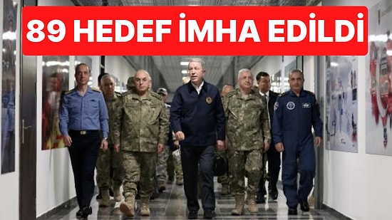 Hulusi Akar: 89 Hedef İmha Edildi, 184 Terörist Etkisiz Hale Getirildi