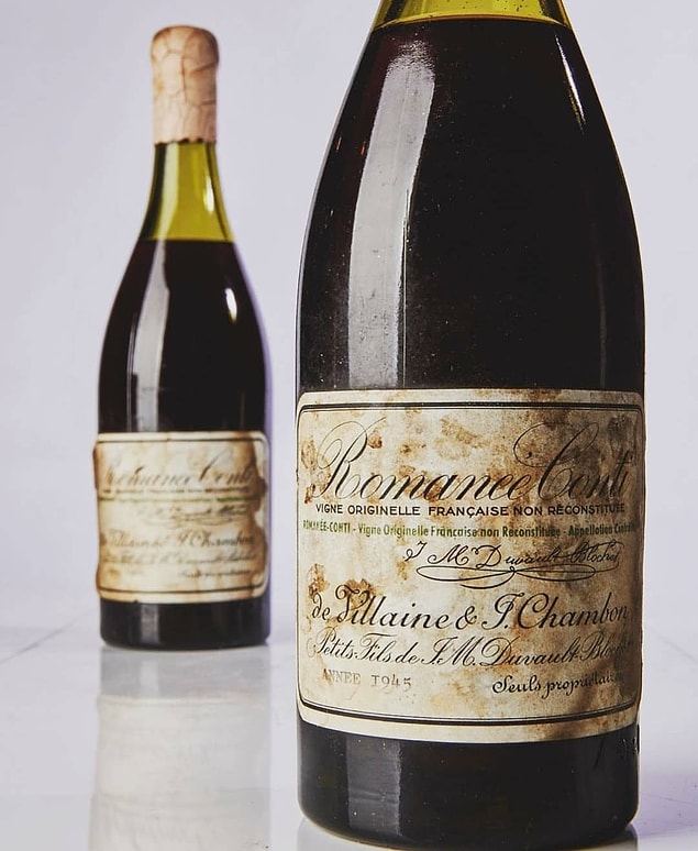 9. 1945 Romanée-Conti Wine - $558,000