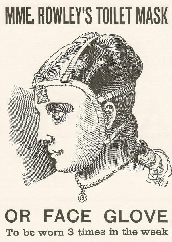 5. Helen M. Rowley tarafından icat edilen bir yüz maskesi.