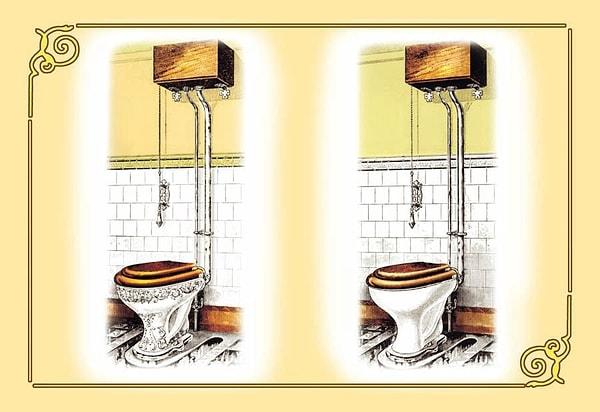 13. 19. yüzyılda gündelik hayatı kökten değiştiren bir buluş olan sifonlu tuvalet!
