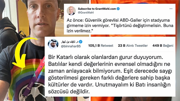 Gökkuşağı Tişörtü Sebebiyle Maça Alınmayan Gazeteci İçin "Kültürümüzde Yok" Cevabı Veren Kişiye Gelen Cevaplar