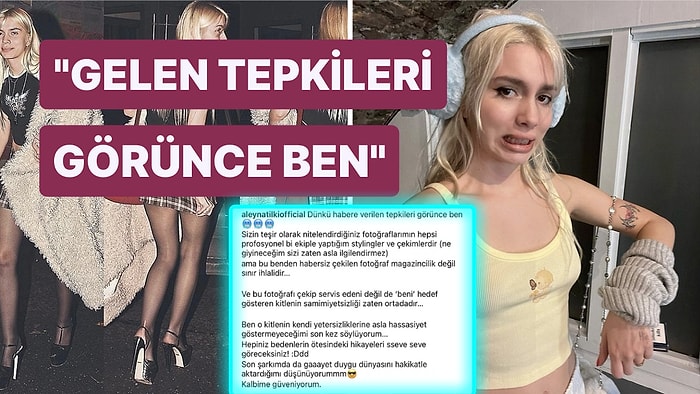 Aleyna Tilki'den Mini Etekli Kıyafetiyle Çekilen Görüntüleri Hakkında Açıklama Geldi