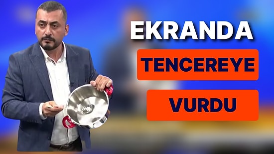 Enflasyon Artışını Anlatmak İçin Ekrana Tencere ile Çıktı