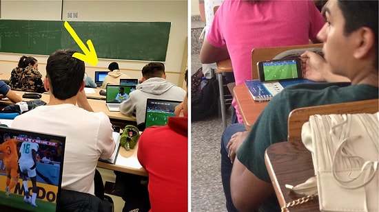 Dünya Kupası Maçlarını Okulda, İş Yerinde Çaktırmadan İzleyen Kişiler Size Çok Tanıdık Gelecek!