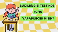 Bu Türkçe Dilbilgisi Testinde Bütün Sorulara Doğru Cevap Verebilecek misin?