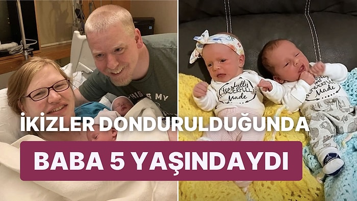 Dondurulmuş Embriyo ile 30 Yaşındayken Dünyaya Gelen İkiz Bebekler Duyanları Hayrete Düşürdü