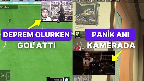 Depreme Twitch'te Yakalanan Yayıncılar Panik Anlarını Saniye Saniye Kaydetti