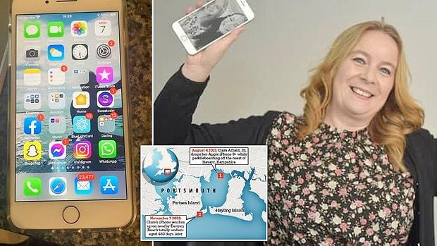 Denize Düşen iPhone Bir Buçuk Yıl Sonra Sahibine Çalışır Halde Geri Döndü