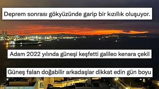 Deprem Sonrası Sabahladığı İçin Güneşin Doğuşunu İlk Defa Gören Adamla Fena Dalga Geçtiler!