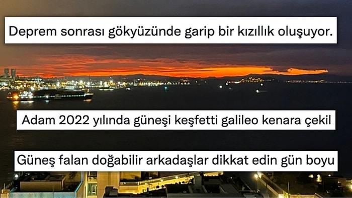 Deprem Sonrası Sabahladığı İçin Güneşin Doğuşunu İlk Defa Gören Adamla Fena Dalga Geçtiler!