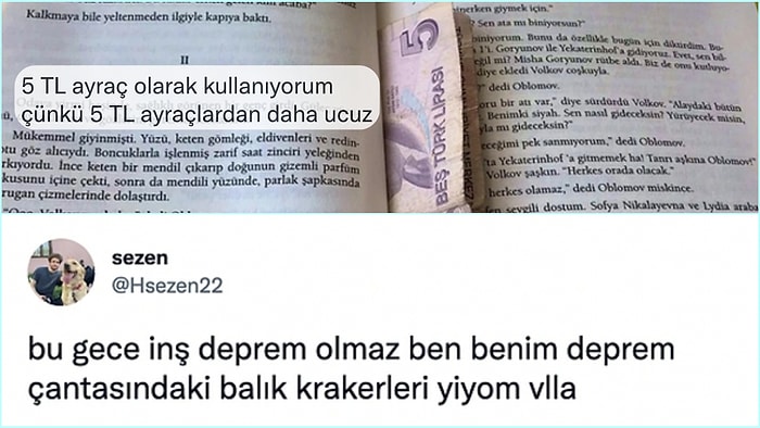 5 Liranın En Verimli Kullanımından Deprem Çantasındaki Balık Krakere Son 24 Saatin Viral Tweetleri