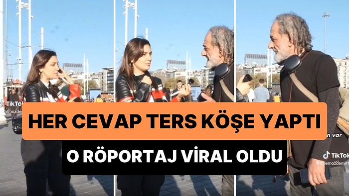 Verdiği Her Cevap ile Ters Köşe Yapan Adamın Hiç Bitmesin İsteyeceğiniz Sokak Röportajı