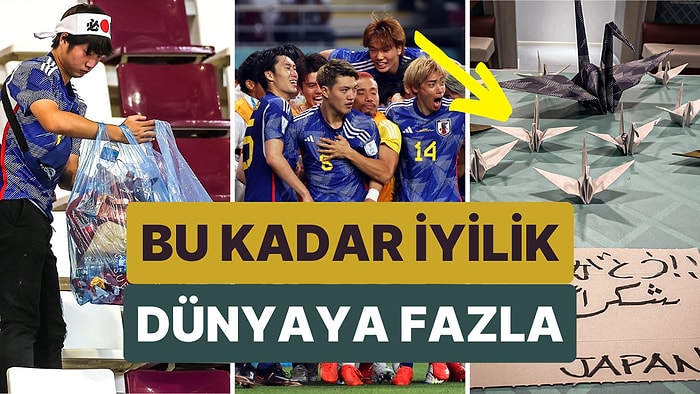 Dünya Kupası'nda Japon Taraftarlar Stadyumu Temizledi, Futbolcular Soyunma Odasına Origami Bıraktı