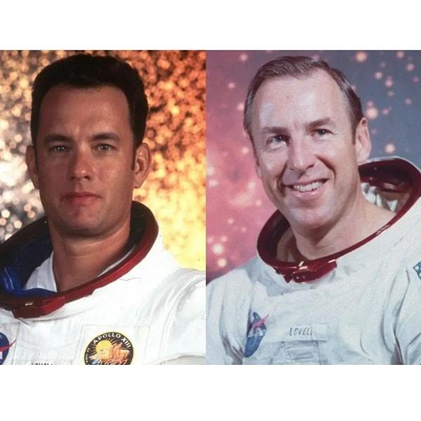 Aya giderken yaşanan kaza sonrasında güçlükle dünyaya dönen astronot Jim Lovell (IMDb: 7.7)