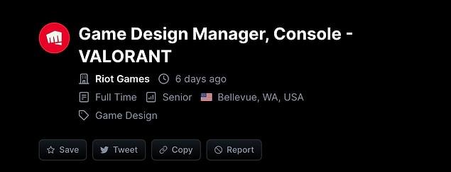 Riot Games'in yayınladığı yeni bir iş ilanı ile Valorant'ın konsol sürümü için işlerin ciddileştiği iyice ayyuka çıktı.