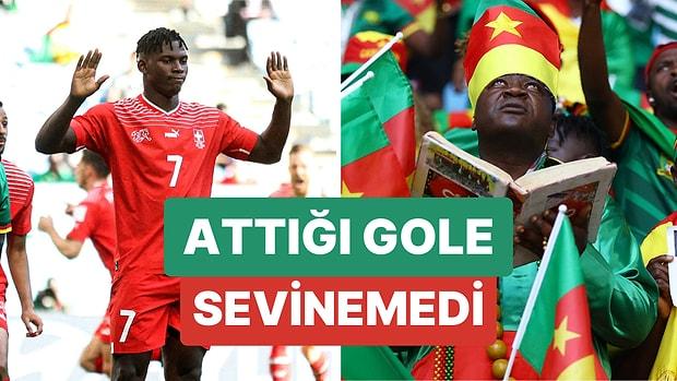 İsviçre Forması Giyen Breel Embolo Dünya Kupası'nda İlk Golünü Kamerun'a Attı Fakat Sevinemedi