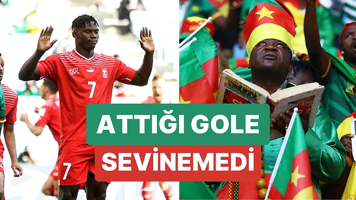 İsviçre Forması Giyen Breel Embolo Dünya Kupası'nda İlk Golünü Kamerun'a Attı Fakat Sevinemedi