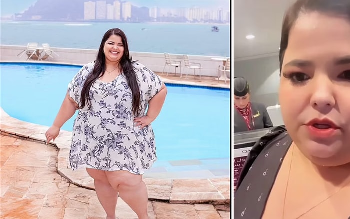 «Слишком толстая, чтобы летать»: модель plus-size не пустили на борт рейса Qatar Airways, потому что она была слишком большой для своего места