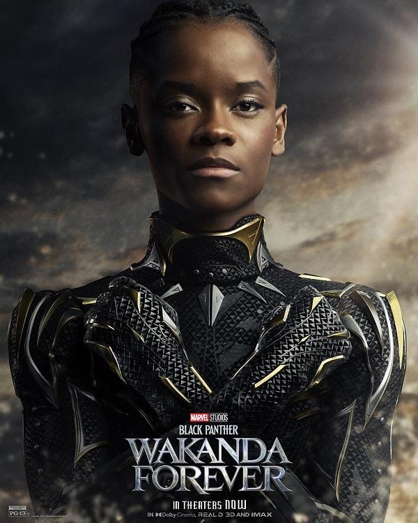 9. Black Panther: Wakanda Forever filminden yeni bir afiş yayımlandı.