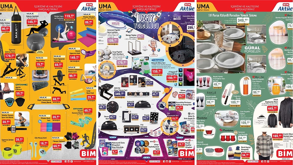 29 Kasım - 2 Aralık 2022 BİM Aktüel İndirim Kataloğu