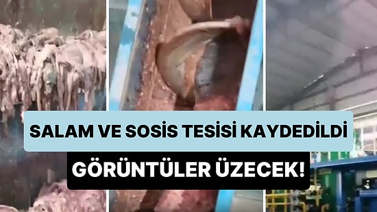 Salam ve Sosis Üretim Tesisinde Kaydedilen Görüntüler Sizi Bir Miktar Üzecek!