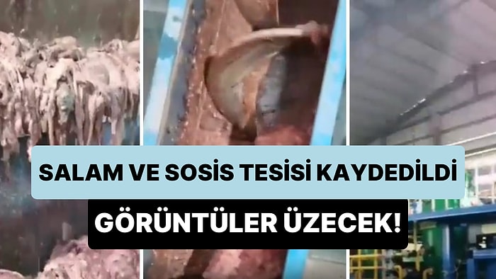 Salam ve Sosis Üretim Tesisinde Kaydedilen Görüntüler Sizi Bir Miktar Üzecek!