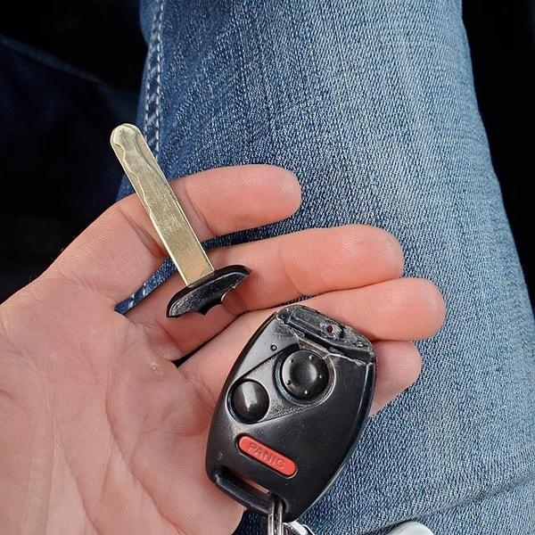 7. "Arabamın anahtarı kırıldı..."