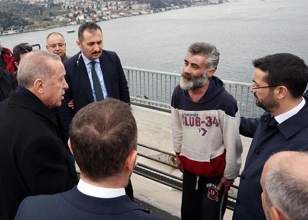 14. Cumhurbaşkanı Recep Tayyip Erdoğan, Tuzla'da katılacağı törene giderken 15 Temmuz Şehitler Köprüsü'nde intihar girişiminde bulunan Murat Duran'ı ikna etti.