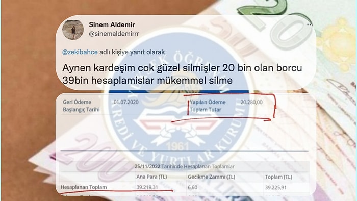 Bazı Kişilerin Faizi Silinmeyen KYK Borçları ve Üstüne Borçlarının Artması Kafaları Karıştırdı...