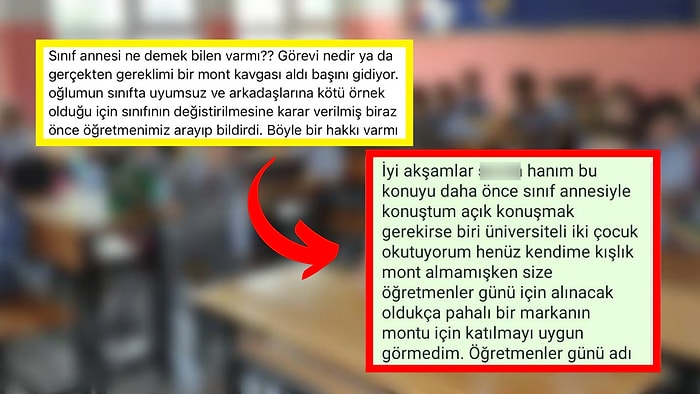 Sınıf Annesinin Düzenlediği Öğretmenler Günü Kutlamasına Katılamayan Bir Velinin İsyanı Gündemde!