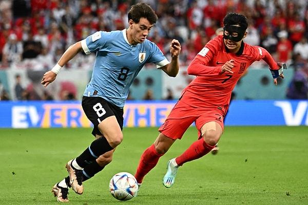 Gruptaki ilk maçında Uruguay ile karşılaşan Güney Kore, sahadan 0-0'lık beraberlikle ayrıldı.