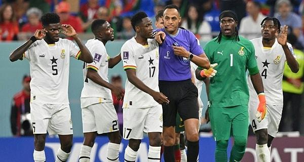 Gana ise ilk maçında turnuvanın güçlü ekiplerinden Portekiz ile karşılaştı. Gana iki gol bulsa da Portekiz'e 3-2 mağlup oldu.
