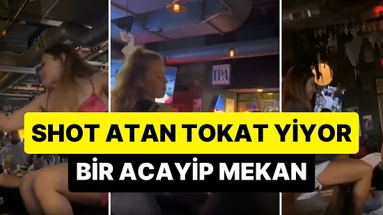 Shot Atan İnsanların Garsonlar Tarafından Islak Islak Tokatlandığı Bi' Acayip Bar