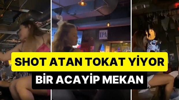 Shot Atan İnsanların Garsonlar Tarafından Islak Islak Tokatlandığı Bi' Acayip Bar