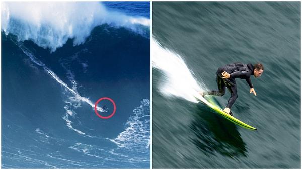 16. Dünyada sörf yapılan en yüksek dalga: 26.21 metre ile Sebastian Steudtner