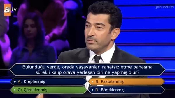 Milyoner'in heyecanlı bölümünde yarışmacının ilk soruda elenmesi nedeniyle Kenan İmirzalıoğlu da şaşkınlığını da gizleyemedi.