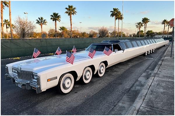 3. Dünyanın en uzun arabası: 30 metre 54 santimetre ile 'Amerikan Rüyası'