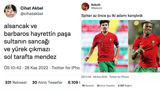 Futbol Tayfa, Portekiz-Uruguay Maçında Dizi Reklamı Yapan ve Futbolcuları Karıştıran Spikeri Diline Doladı